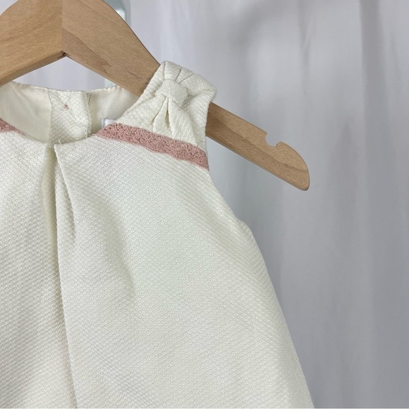 Cupcakes & Cashmere 6-9 Months Retro Mauve Lace Textured Dress A-Line Formal - Picture 10 of 10